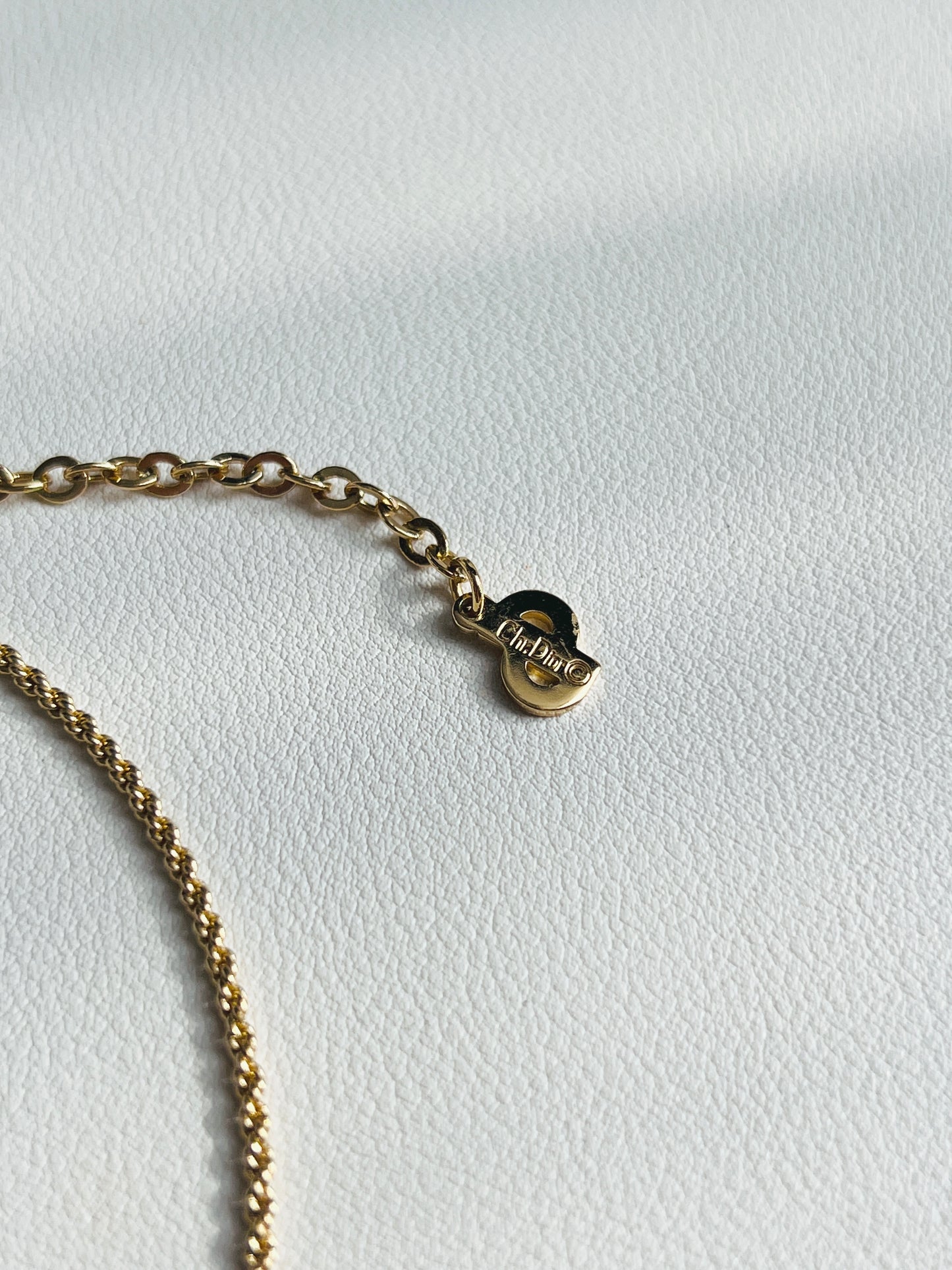 Dior CD水鑽頸鏈項鏈