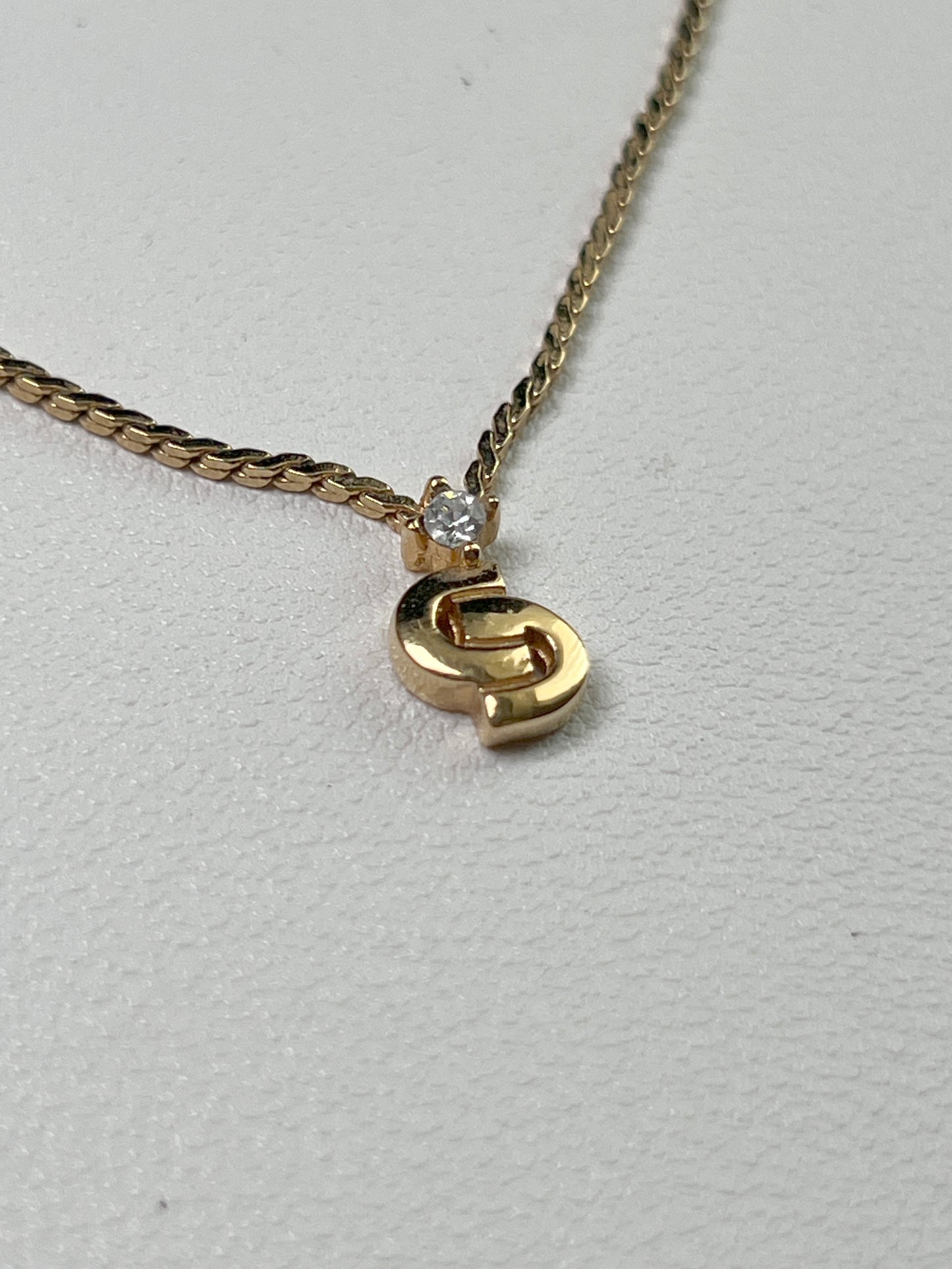 Dior CD水鑽頸鏈項鏈