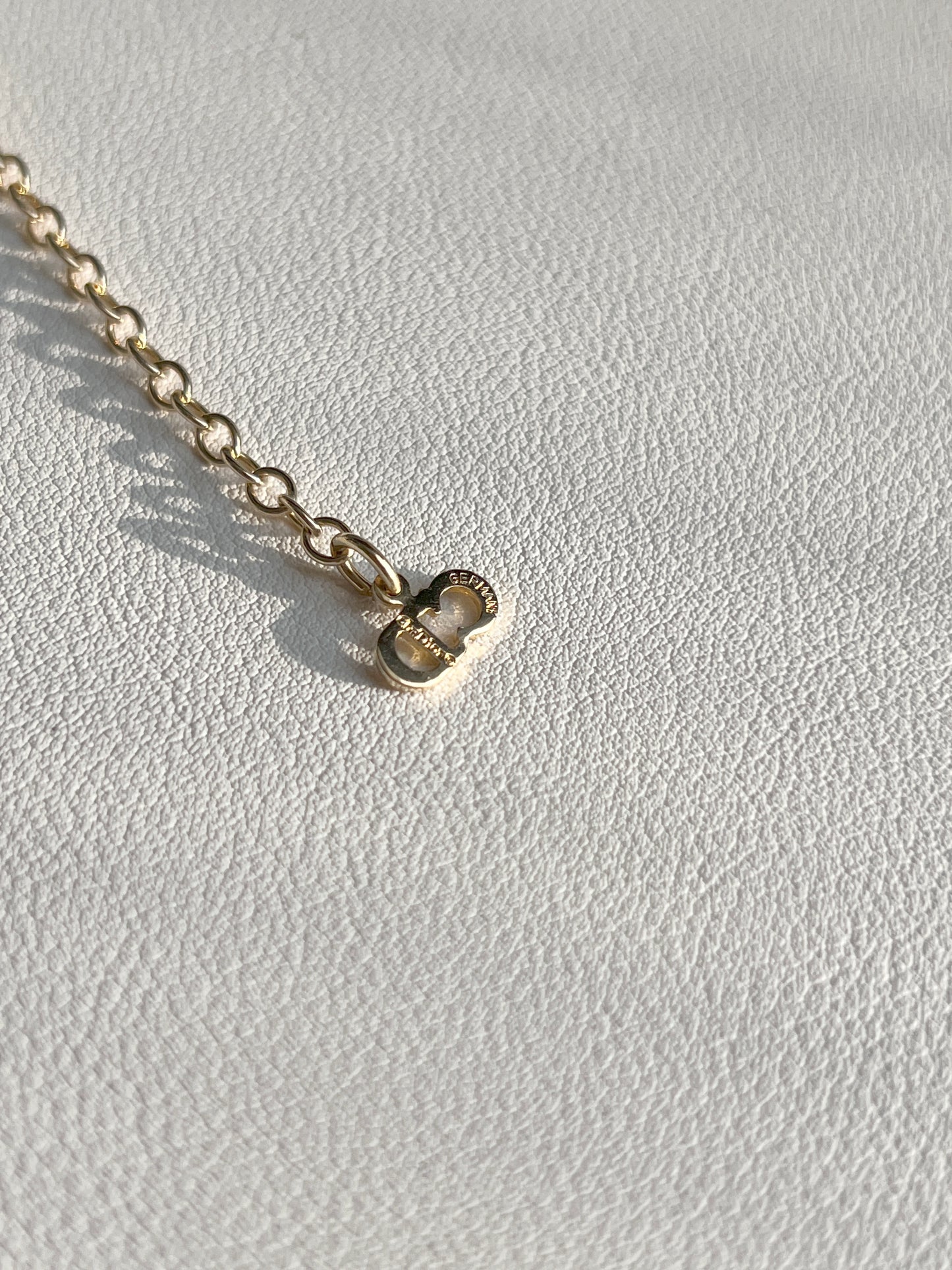 Dior CD水鑽頸鏈項鏈 情人節禮物 附飾物盒 日本中古Vintage