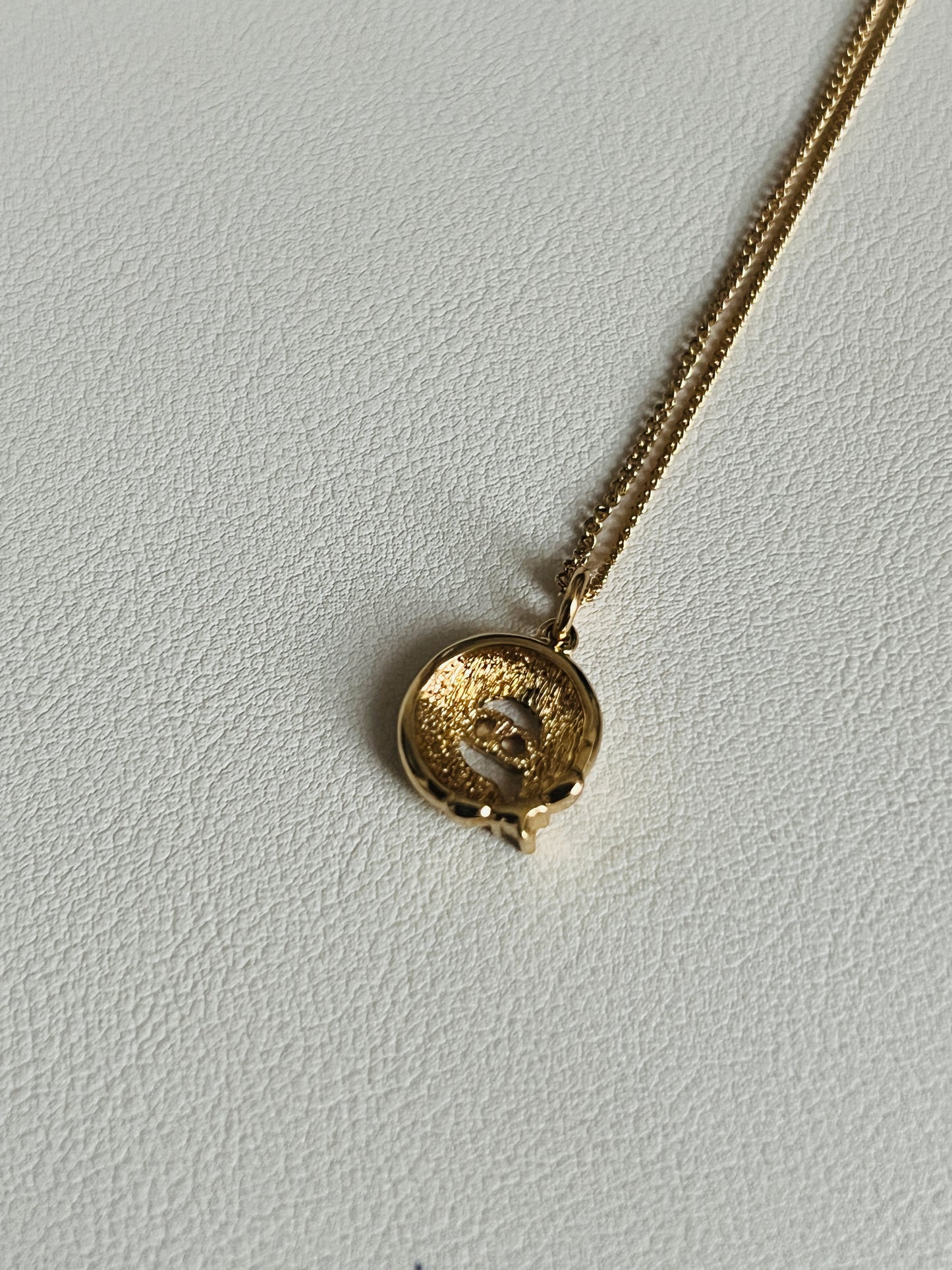 Dior CD水鑽頸鏈項鏈 情人節禮物 附飾物盒 日本中古Vintage