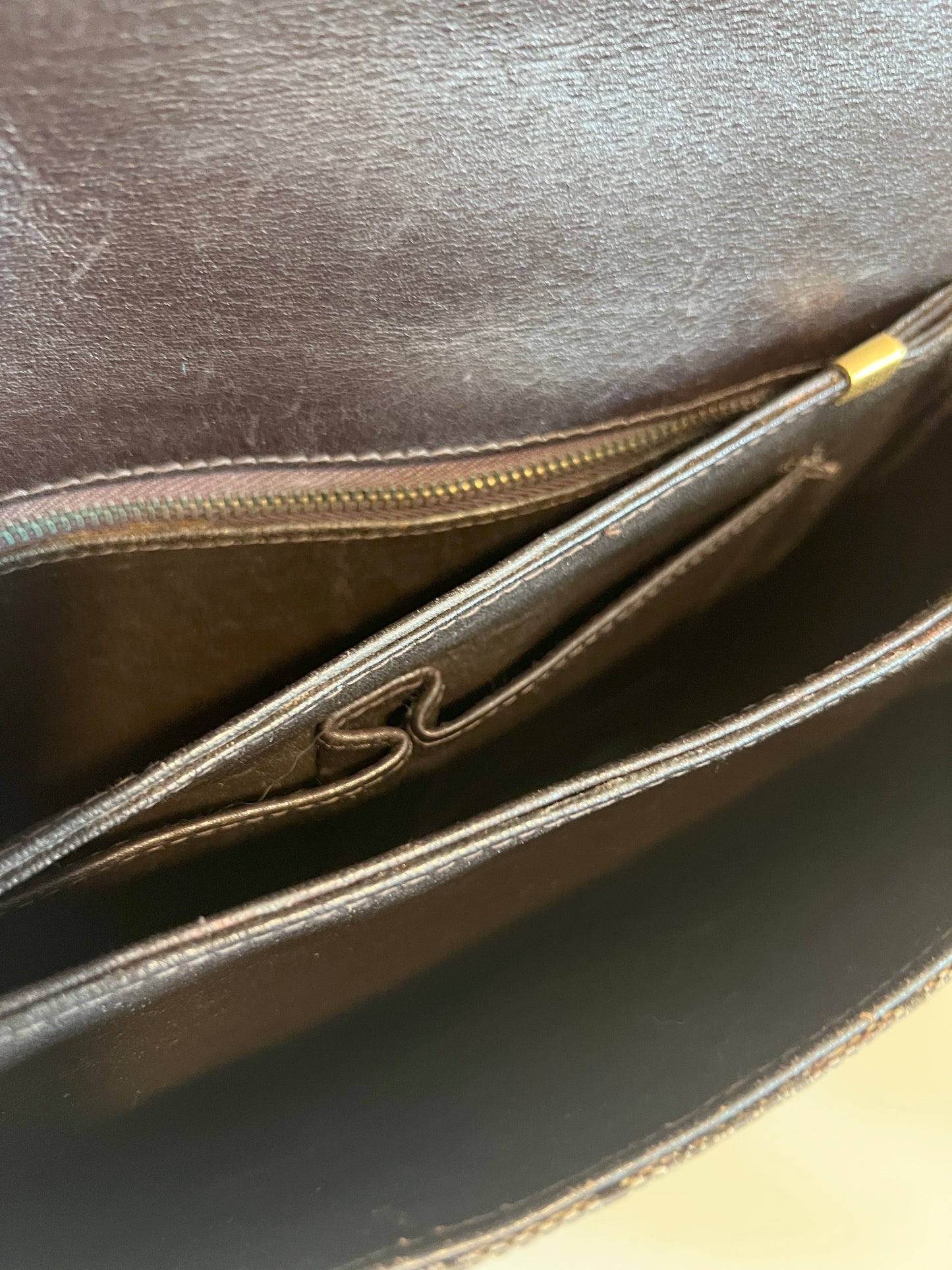 Celine 中古馬車扣啡色腋下包肩背側背斜背袋 日本vintage