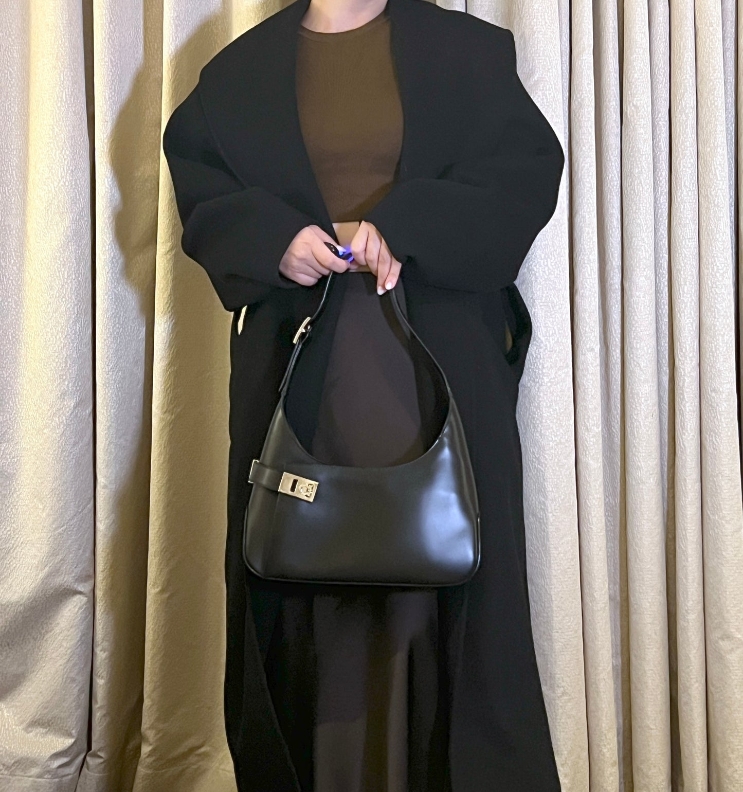 Ferragamo Gancini Buckle Bag 絕版氣質馬蹄扣手提肩背腋下包
