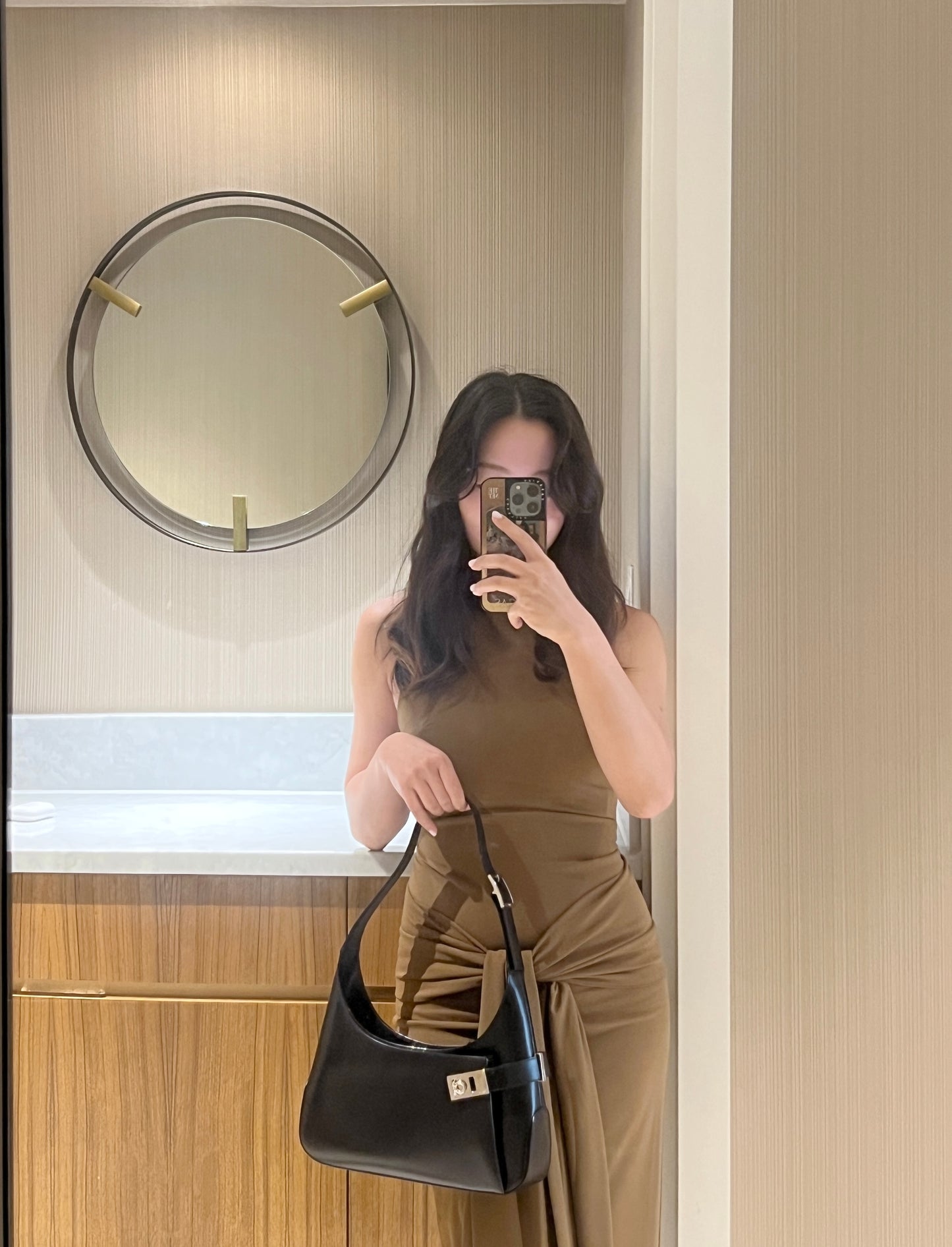 Ferragamo Gancini Buckle Bag 絕版氣質馬蹄扣手提肩背腋下包