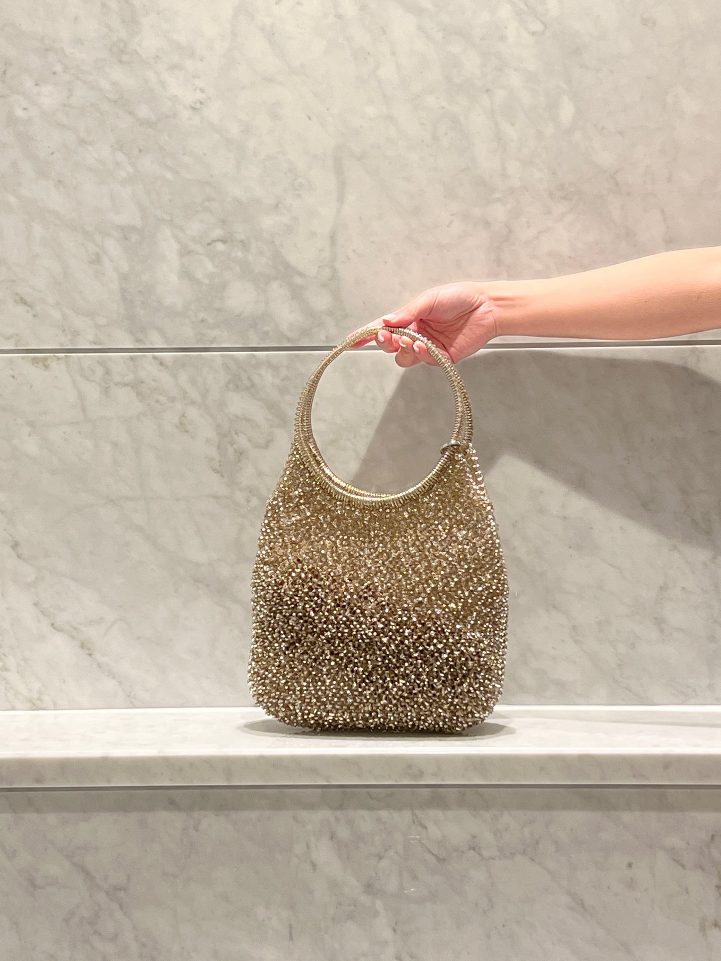 ANTEPRIMA Handbag PVC金色手挽袋 有吊牌 保證卡 日本中古二手
