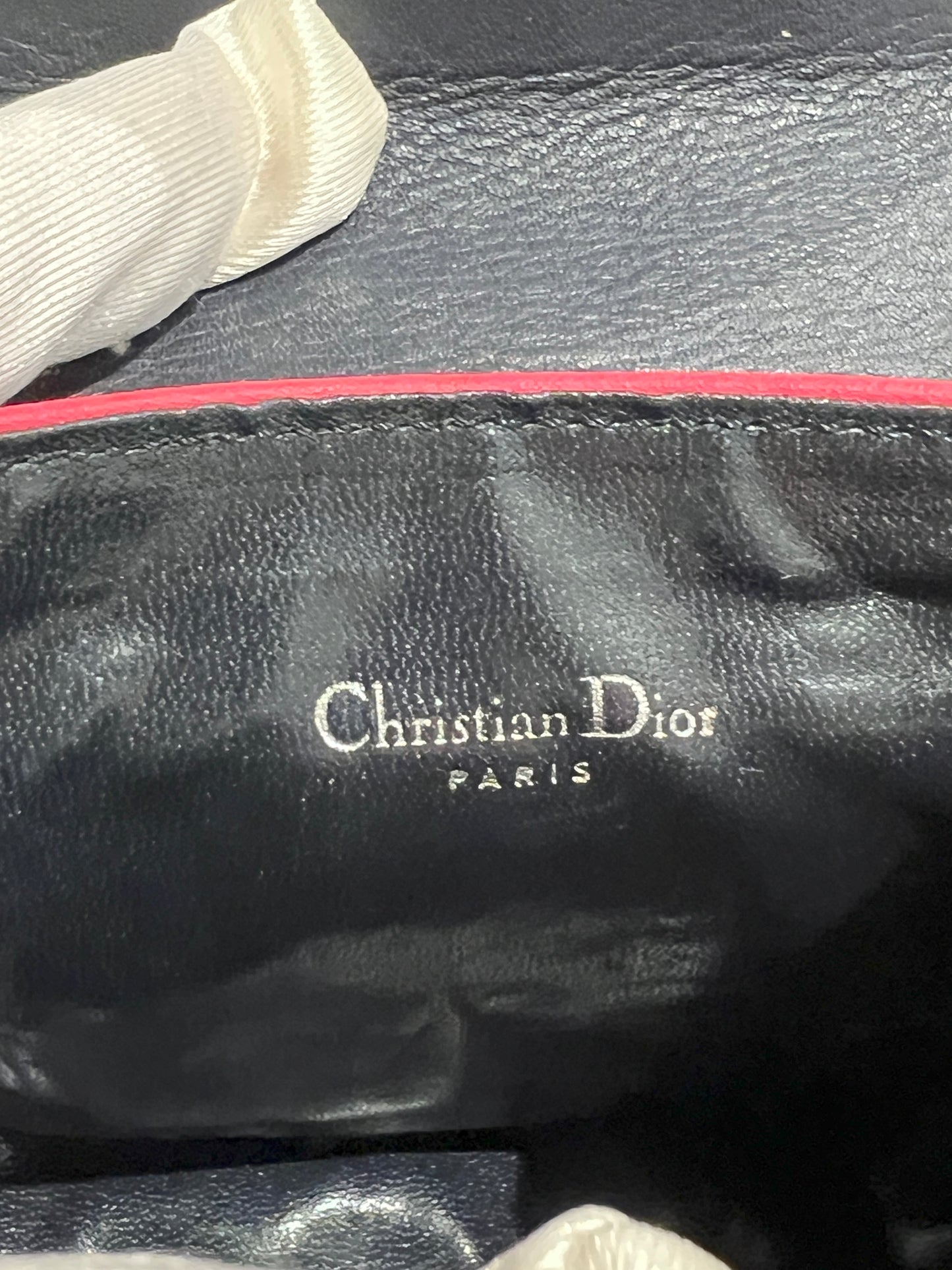 Dior紅色CD小包包 送可調節肩帶心形扣 腰包肩背側背包