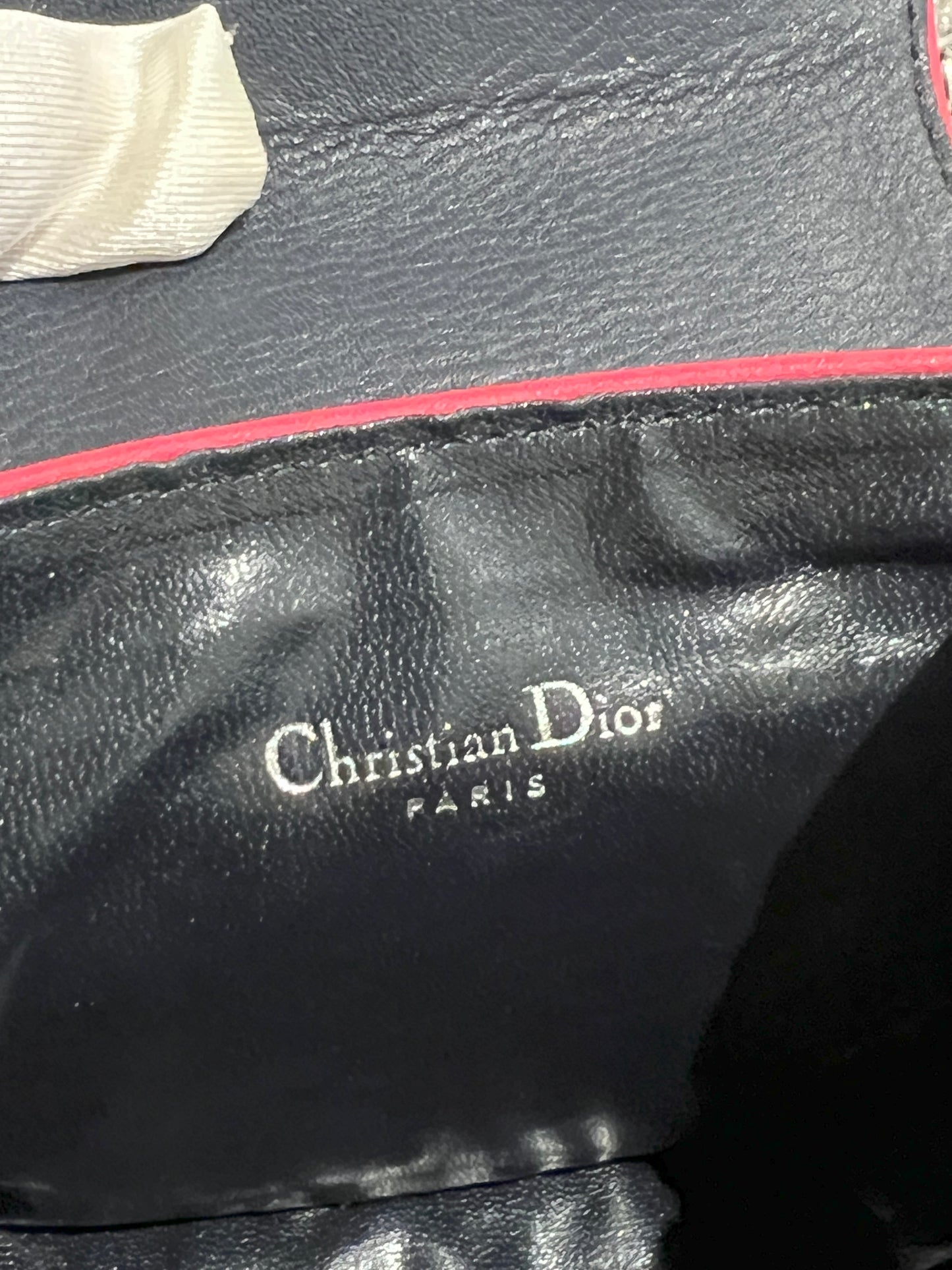 Dior紅色CD小包包 送可調節肩帶心形扣 腰包肩背側背包