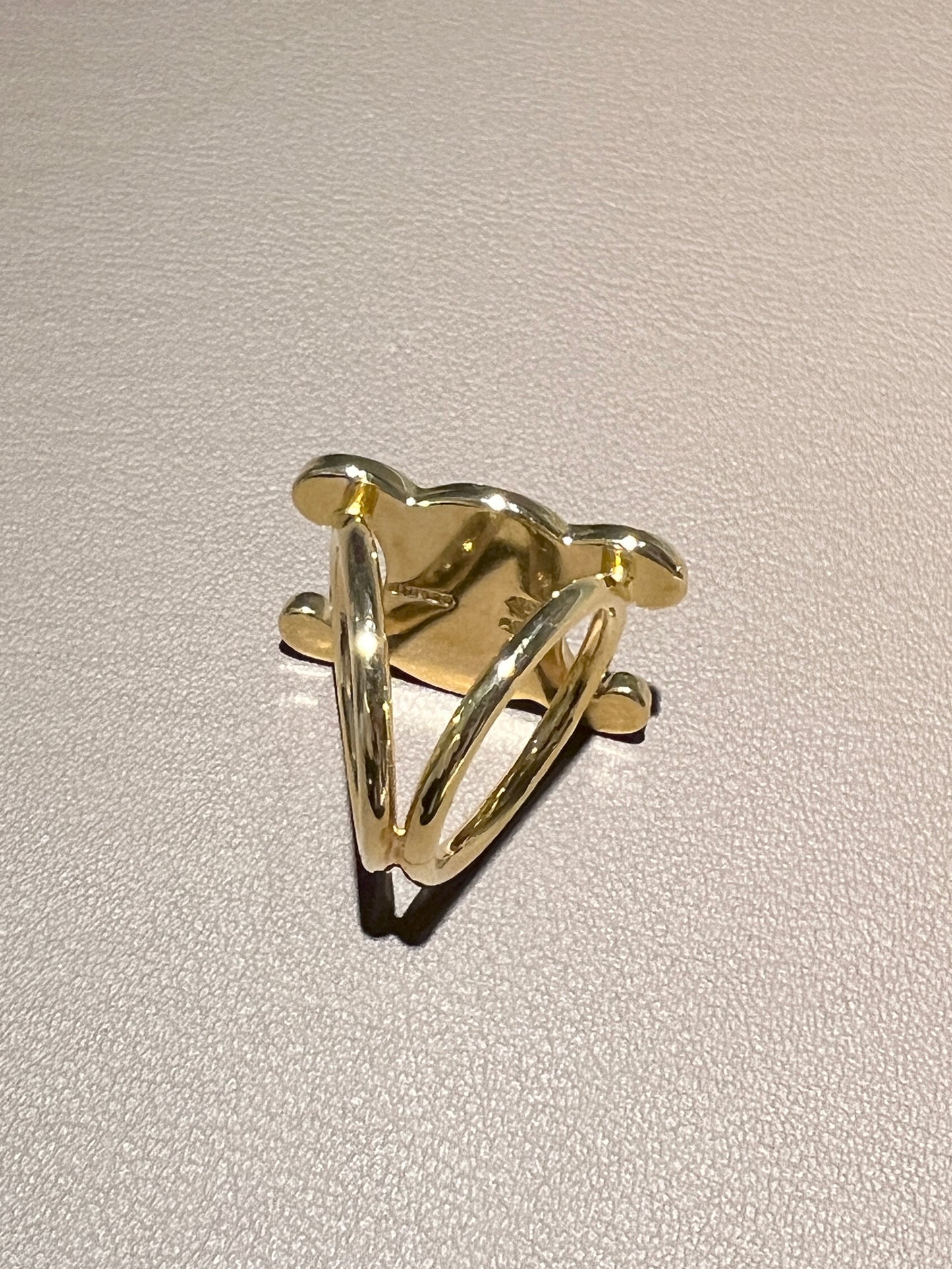 Celine稀有凱旋門金色絲巾扣絲巾環 日本中古Vintage