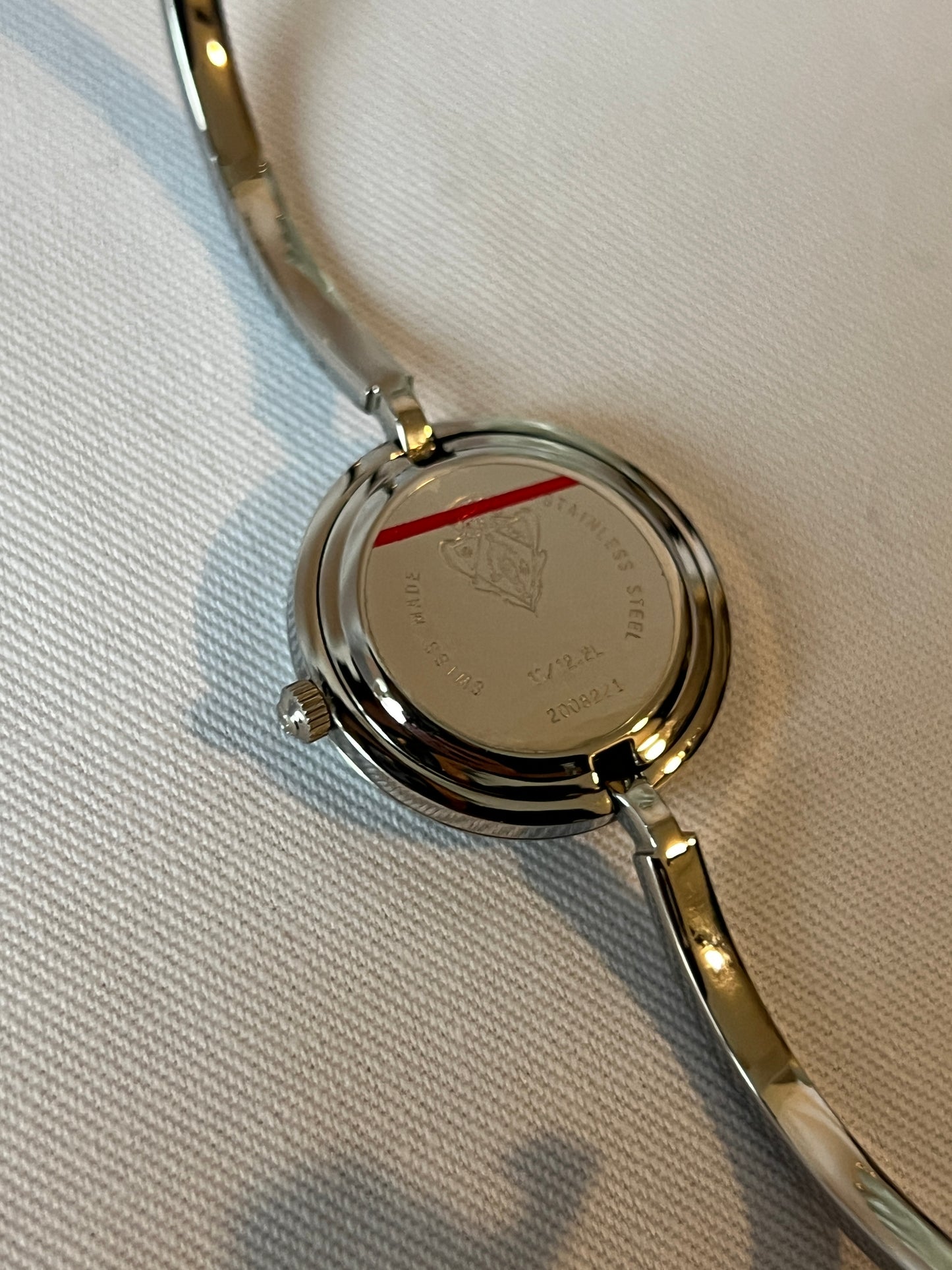 Gucci Bezel watch銀色中古手錶 12色外圈正常運作 盒保證卡書仔
