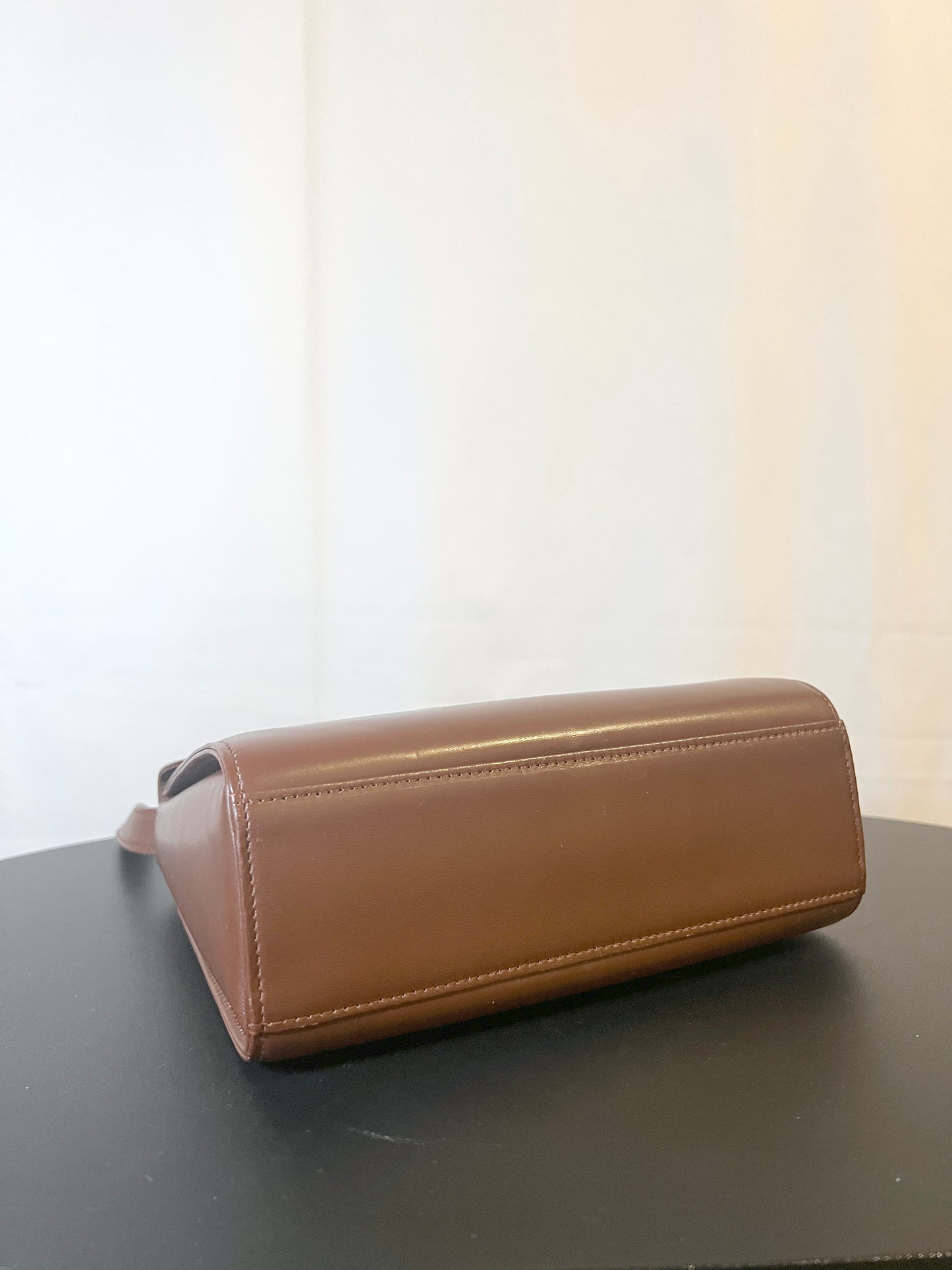 Givenchy啡色皮革中古手提肩背側背袋斜背袋 日本vintage