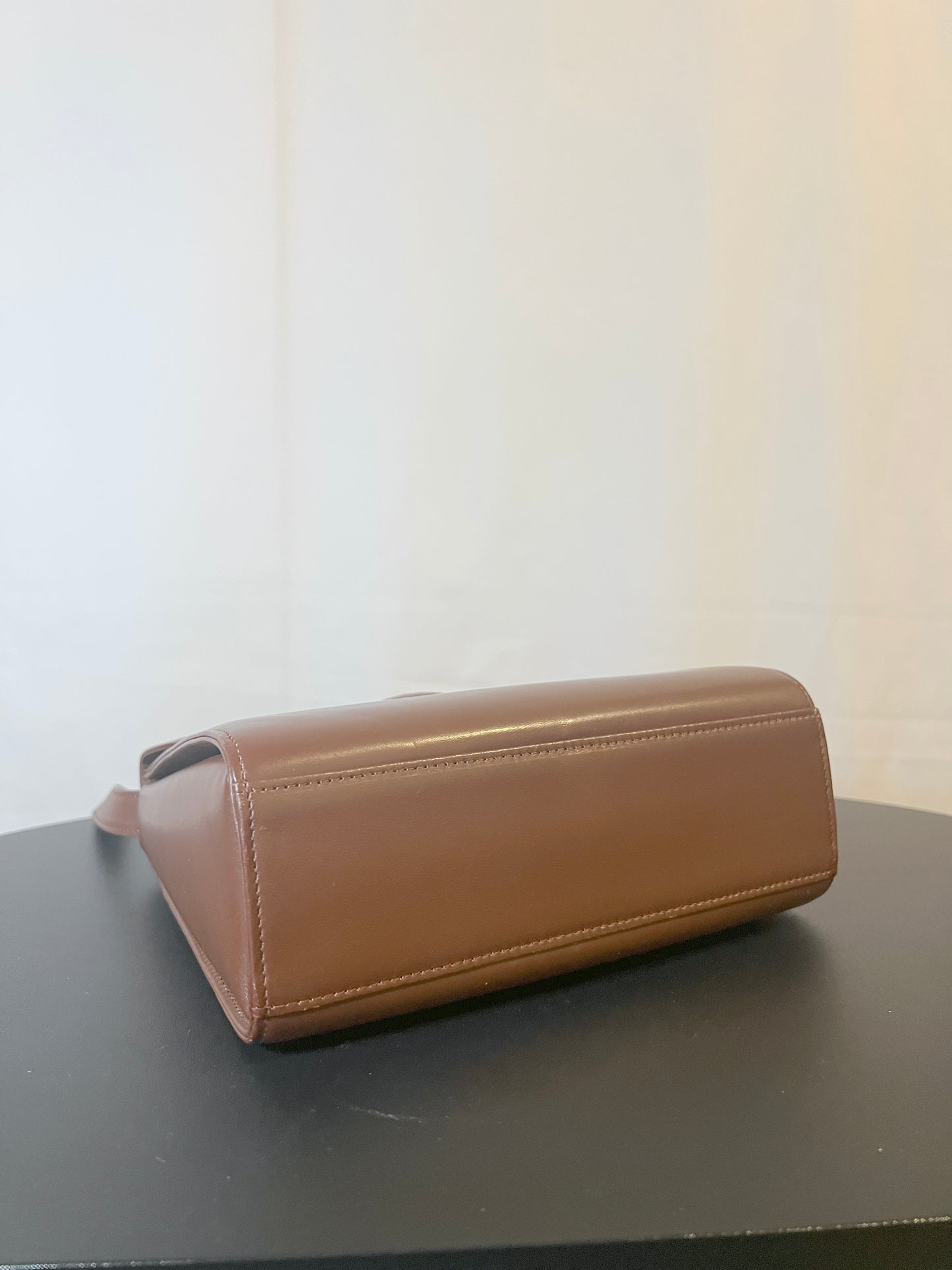 Givenchy啡色皮革中古手提肩背側背袋斜背袋 日本vintage