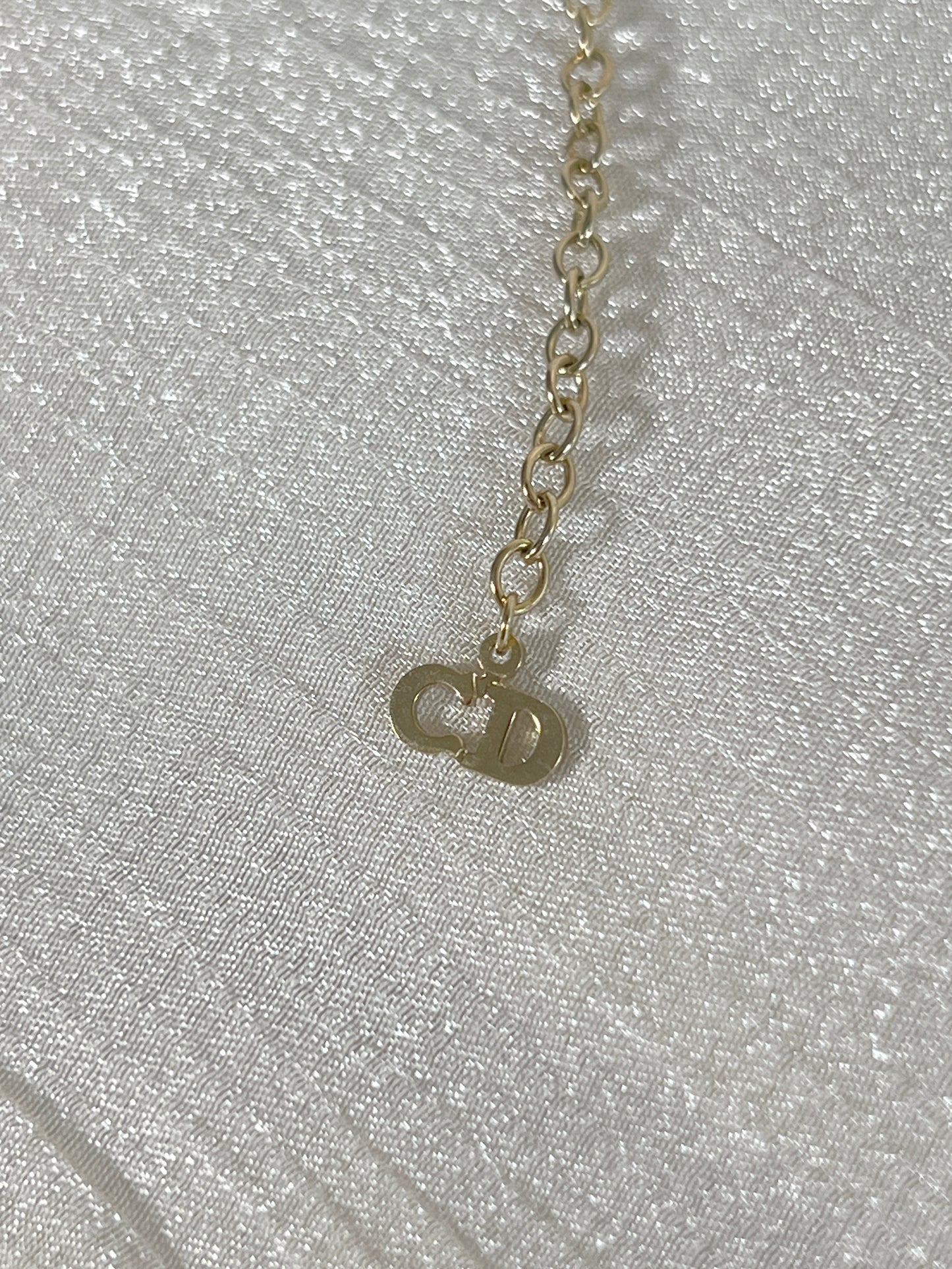 Dior CD極美品氣質典雅頸鏈項鏈 日本中古Vintage
