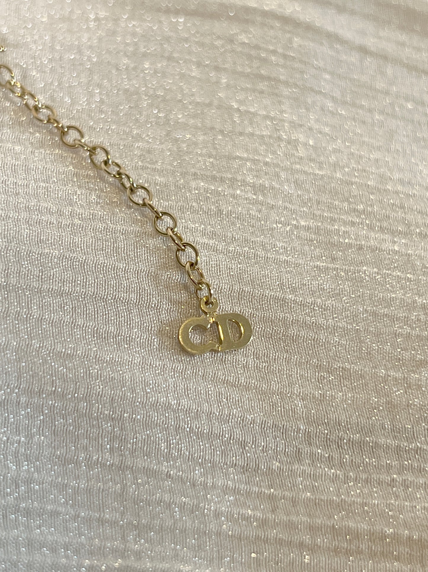 Dior CD極美品氣質典雅頸鏈項鏈 日本中古Vintage