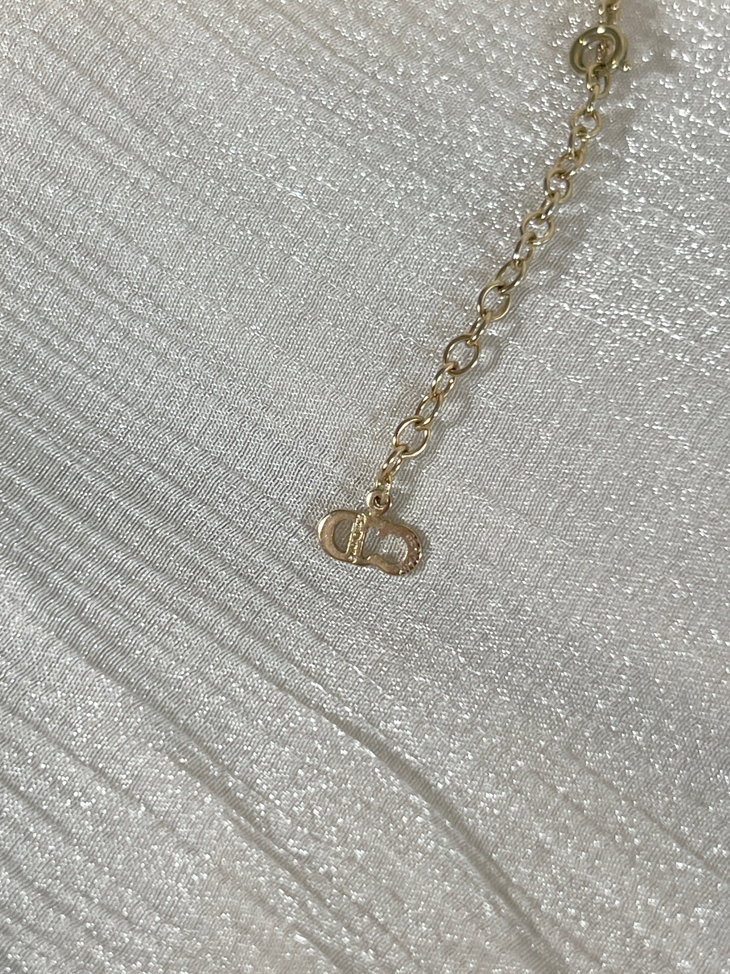 Dior CD極美品氣質典雅頸鏈項鏈 日本中古Vintage
