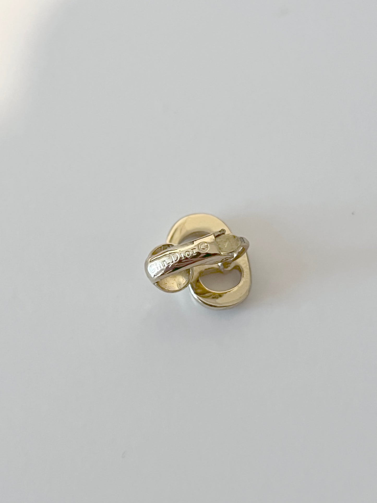 Dior CD極美品氣質典雅耳夾耳扣耳環