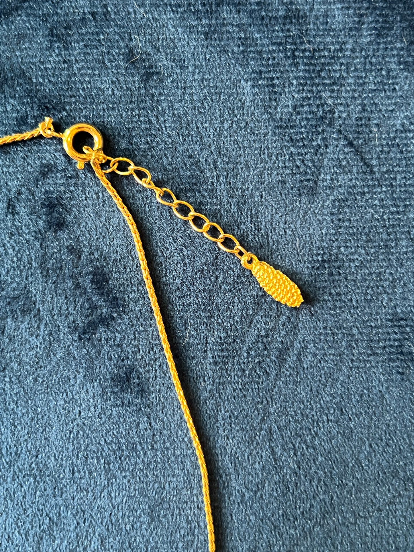 YSL Logo Vintage Necklace 金色頸鏈項鏈 美品 日本中古