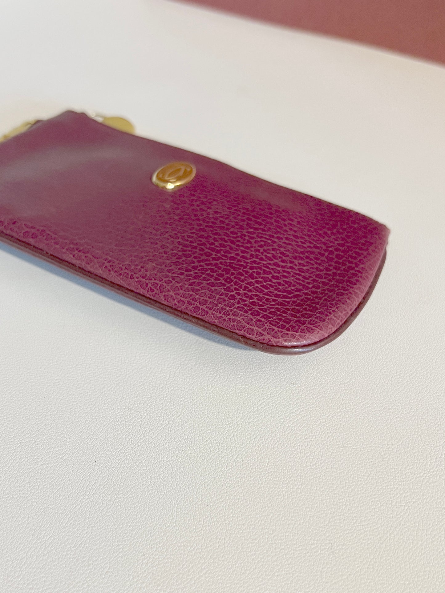 Cartier Must Line Clutch Bag Pouch經典深紅手拿包手提袋 中古