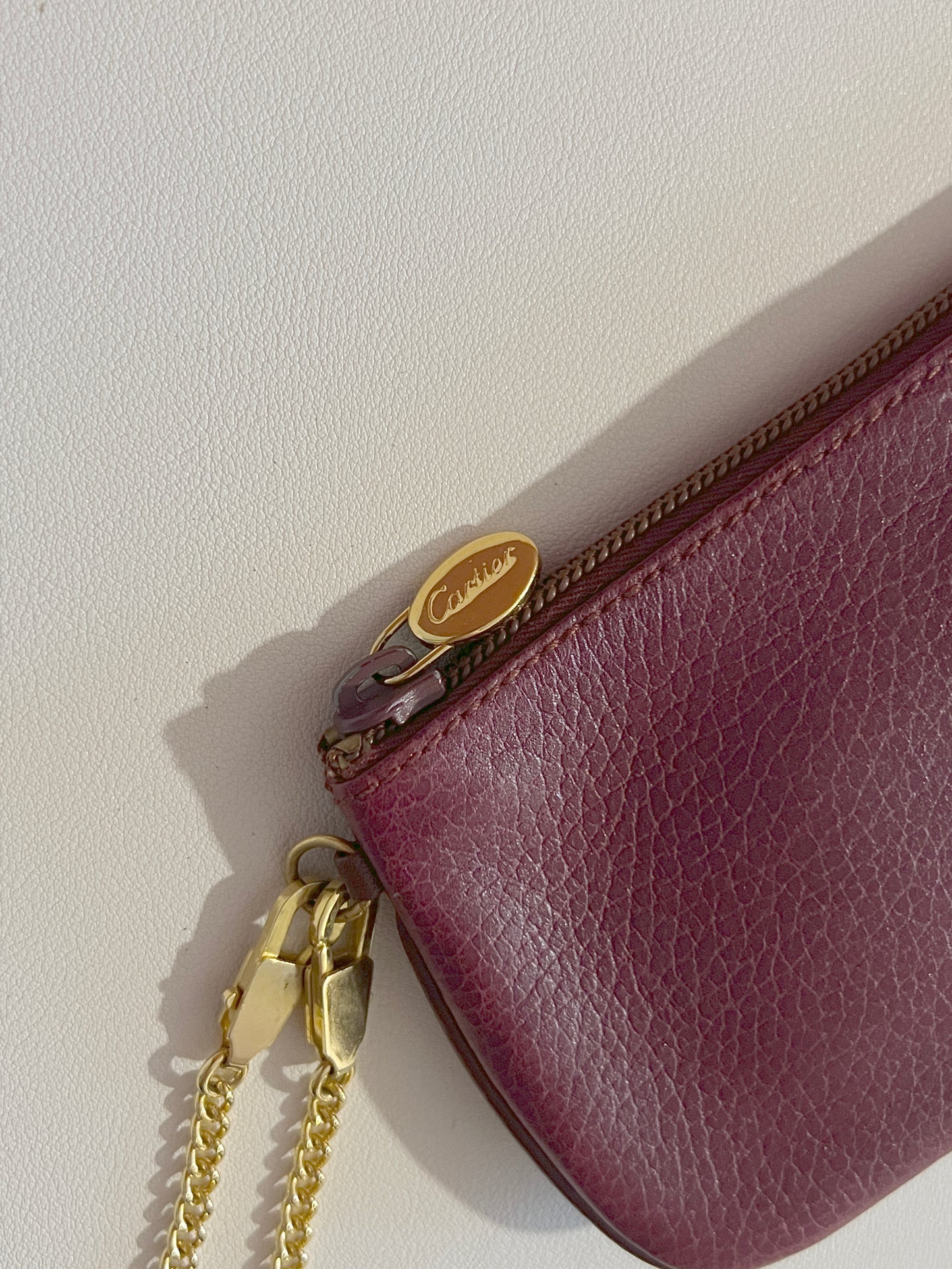 Cartier Must Line Clutch Bag Pouch經典深紅手拿包手提袋 中古