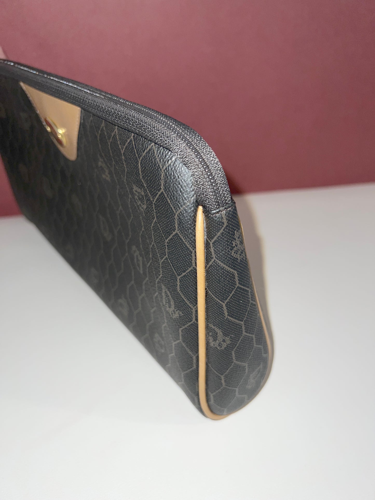 Christian Dior Honeycomb Bag蜂巢手拿包斜背側肩包送肩帶扣肩帶