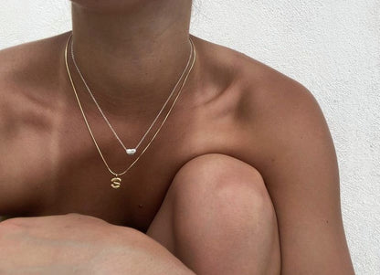 TIFFANY & CO 925純銀經典豆子吊墜頸鏈 Bean design Pendan