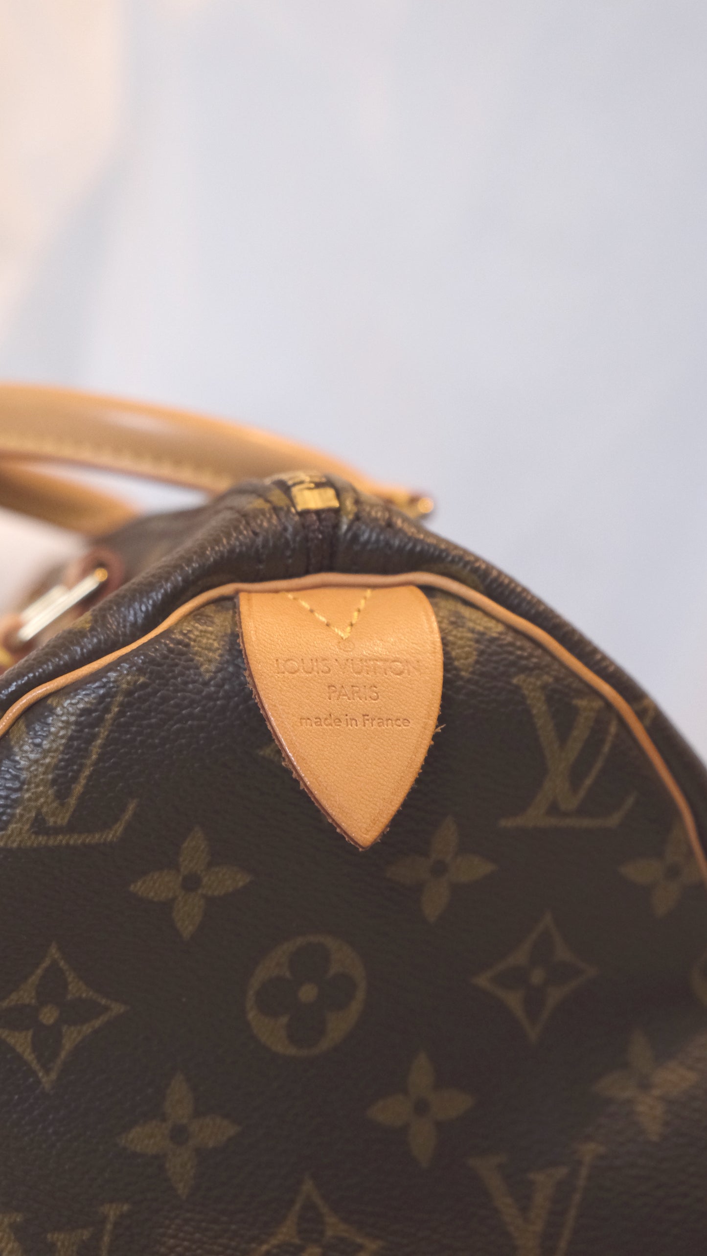 LOUIS VUITTON Speedy 30 handbag 手袋 側背袋 送真皮可調節肩帶