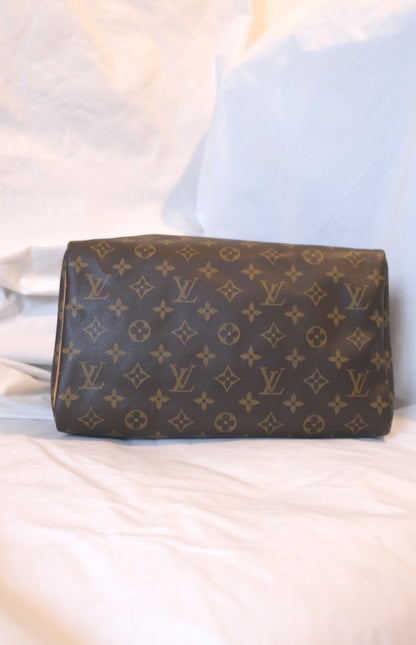 LOUIS VUITTON Speedy 30 handbag 手袋 側背袋 送真皮可調節肩帶