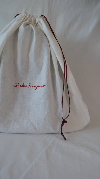 Salvatore Ferragamo Vara Bow Logo Lizard Leather Bag 皮革包 手提包 側肩包