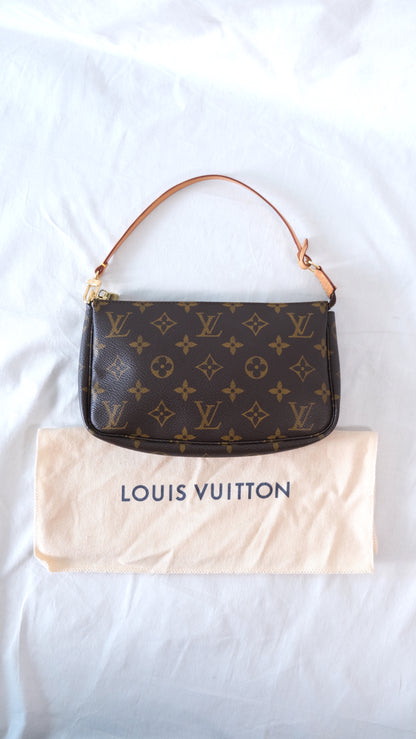 Louis Vuitton monogram pochette 老花手拿包 大麻雀包