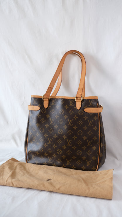 日本中古二手 Vintage Louis Vuitton Batignolles Vertical tote bag 側背包 手袋