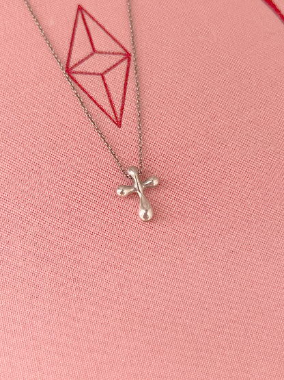 Tiffany & co. 925純銀十字架鍊墜 日本中古二手Vintage