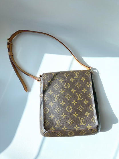 LV Louis Vuitton Musette 王菲包 手提包 腋下包 側背包