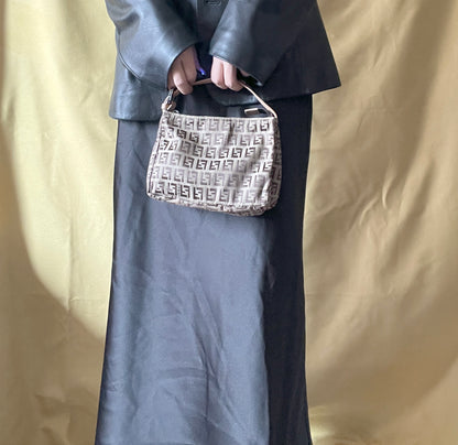 FENDI Zucchino Hand Bag 老花米啡色手提袋 日本中古Vintage