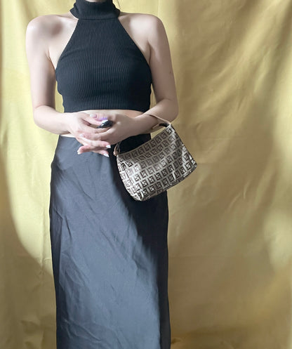 FENDI Zucchino Hand Bag 老花米啡色手提袋 日本中古Vintage