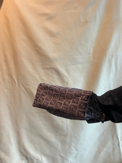 FENDI Zucchino Hand Bag 老花米啡色手提袋 日本中古Vintage
