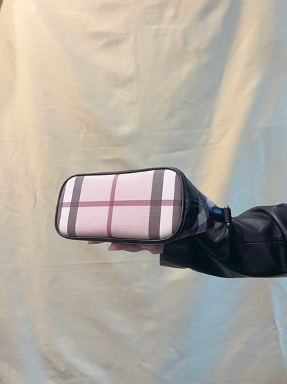 BURBERRY Check Shoulder Bag米色格仔腋下手提包