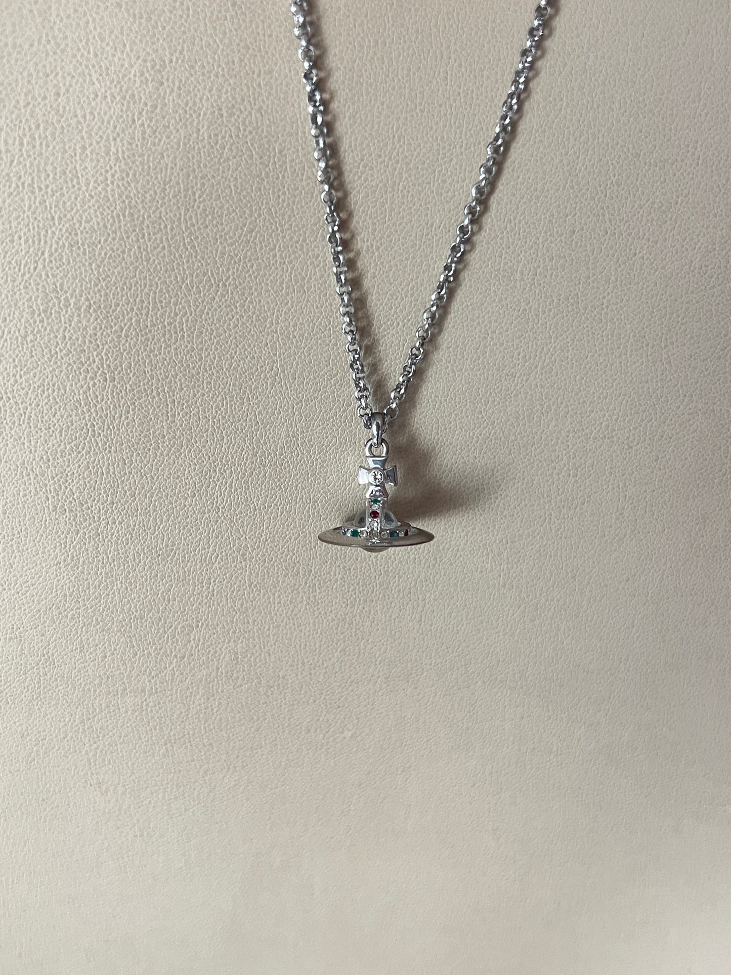 Vivienne Westwood Orb Pendant Necklace / Vivienne Westwood土星銀頸鏈 Orb Pendant Necklace