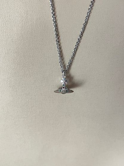Vivienne Westwood Orb Pendant Necklace / Vivienne Westwood土星銀頸鏈 Orb Pendant Necklace