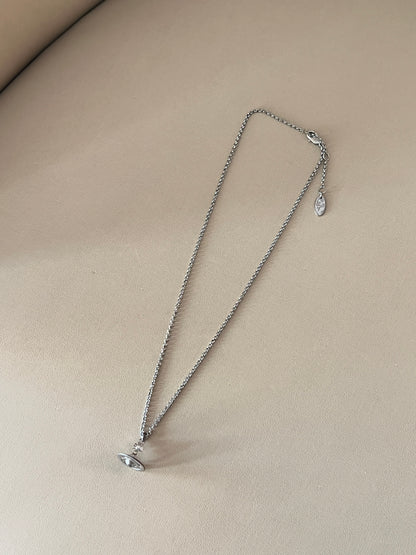 Vivienne Westwood Orb Pendant Necklace / Vivienne Westwood土星銀頸鏈 Orb Pendant Necklace