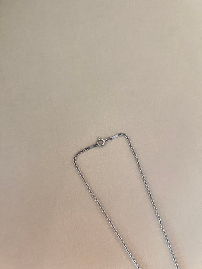 TIFFANY & CO 925純銀經典豆子吊墜頸鏈 Bean design Pendan