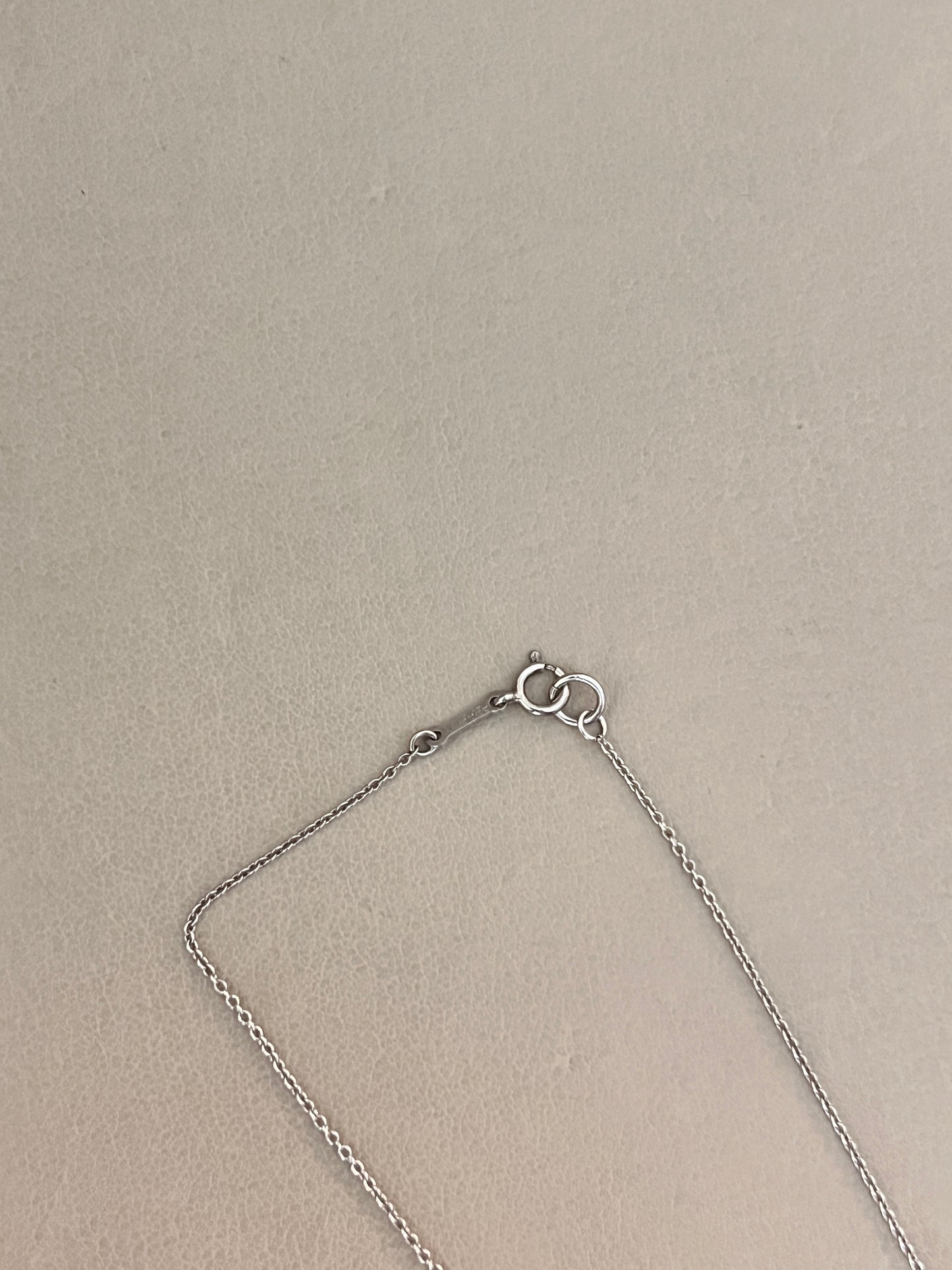 TIFFANY & CO 925純銀經典豆子吊墜頸鏈 Bean design Pendan