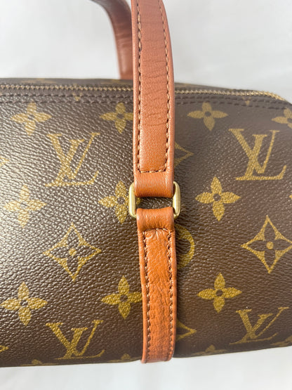 LV Monogram Papillon 30 圓筒形手提袋贈送肩帶則斜背包 中古