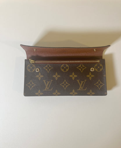 LV中古老花多層格手拿包 送長肩帶 原裝盒 禮物首選