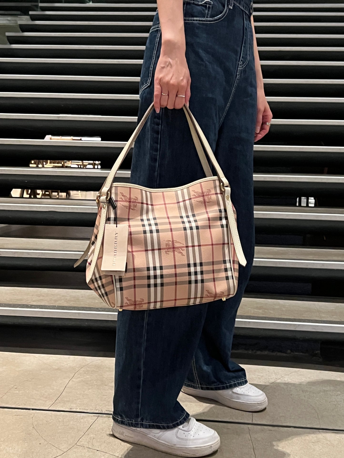 BURBERRY Shoulder Bag 格紋手提單肩側背包