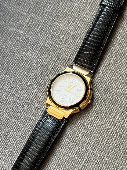 YSL稀有氣質中古手錶皮革錶帶 日本vintage 情人節禮物