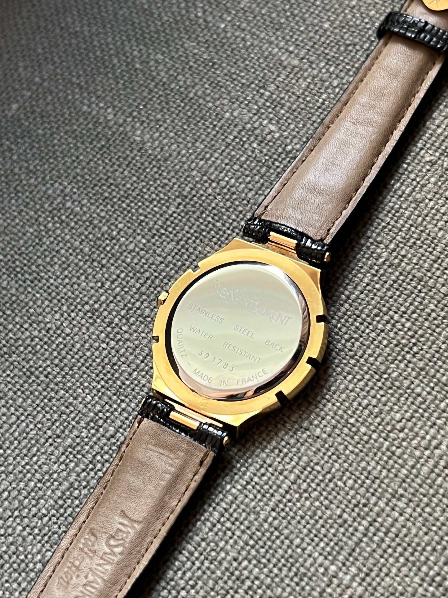 YSL稀有氣質中古手錶皮革錶帶 日本vintage 情人節禮物