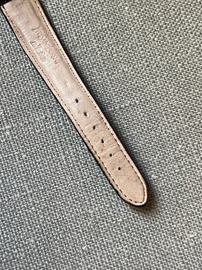 YSL稀有氣質中古手錶皮革錶帶 日本vintage 情人節禮物
