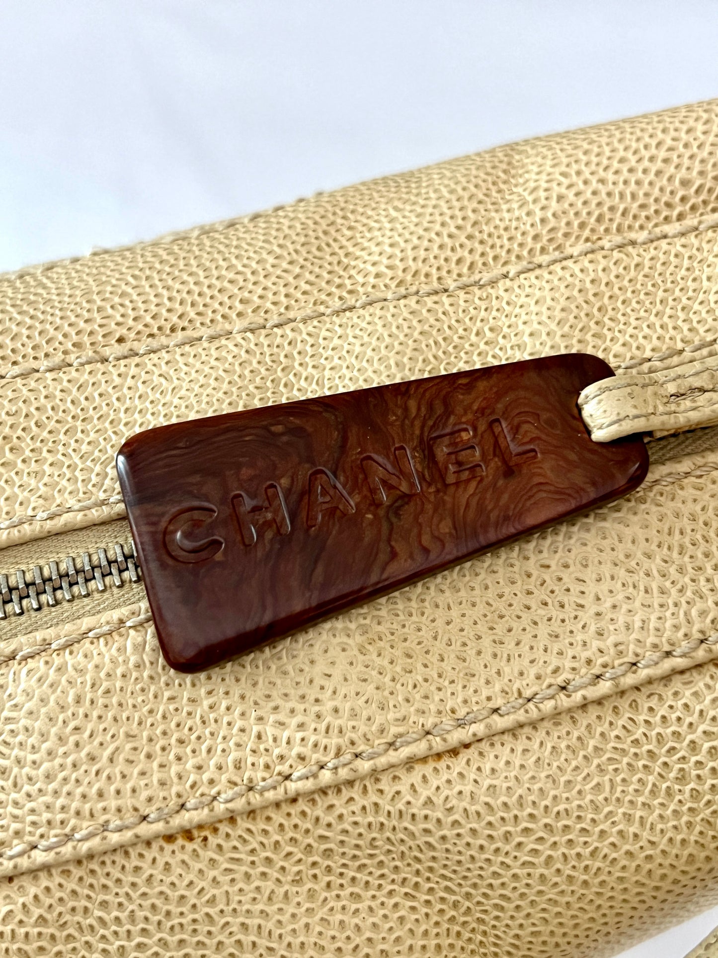 Chanel hobo bag 獨特罕有木質連接手袋啡黃色肩背側背孭包