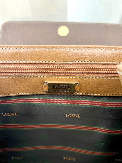 Loewe蛇骨手柄手袋肩背側背斜孭包送肩帶 原裝塵袋 稀有中古美品