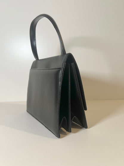 Givenchy黑色皮革手提色手挽袋 中古孤品