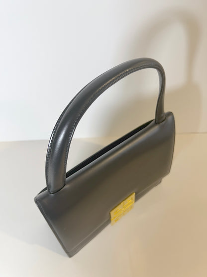 Givenchy黑色皮革手提色手挽袋 中古孤品