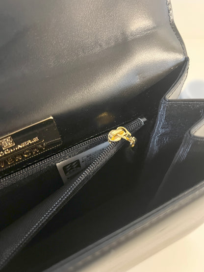 Givenchy黑色皮革手提色手挽袋 中古孤品